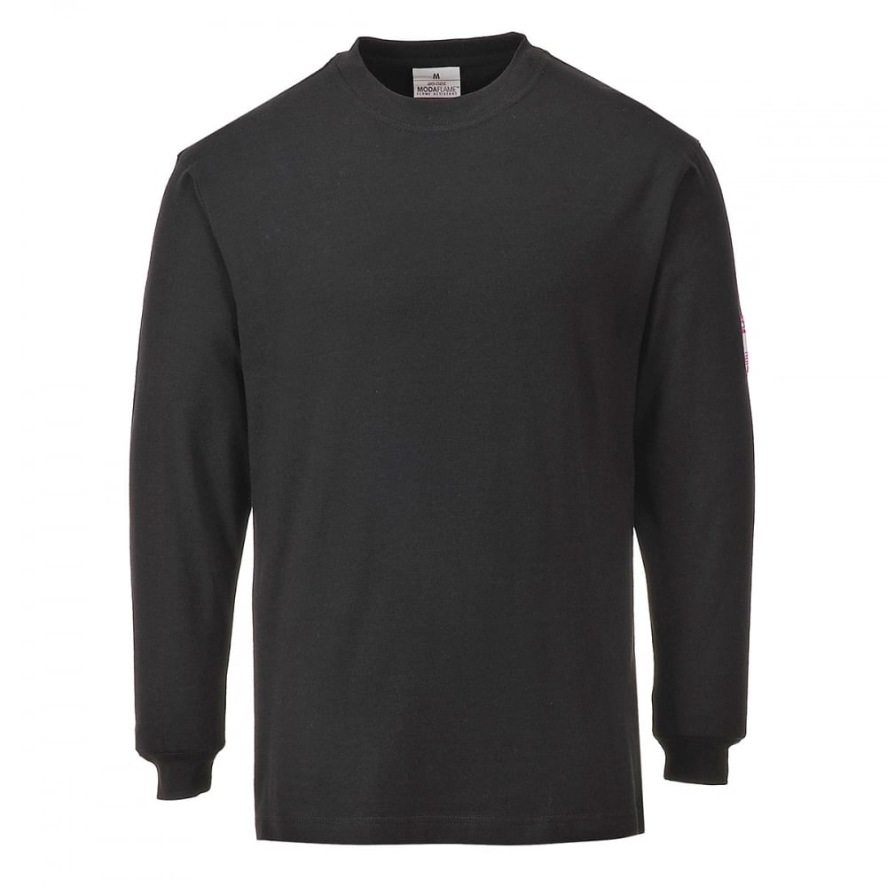 Flame Resistant Antistatic T-Shirt Black L *One Size Only - Outlet Store*