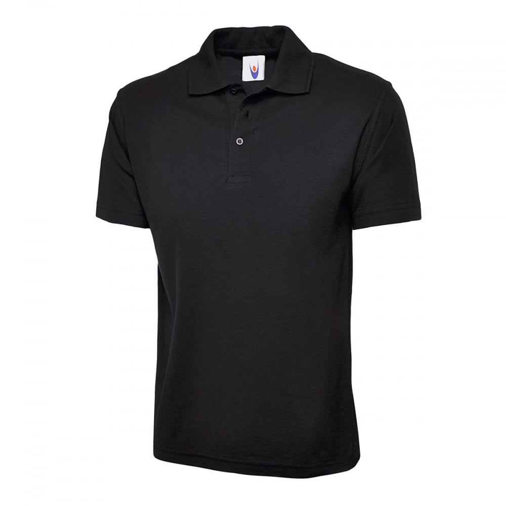 UC124 Olympic Poloshirt Black XS *One Size Only - Outlet Store*