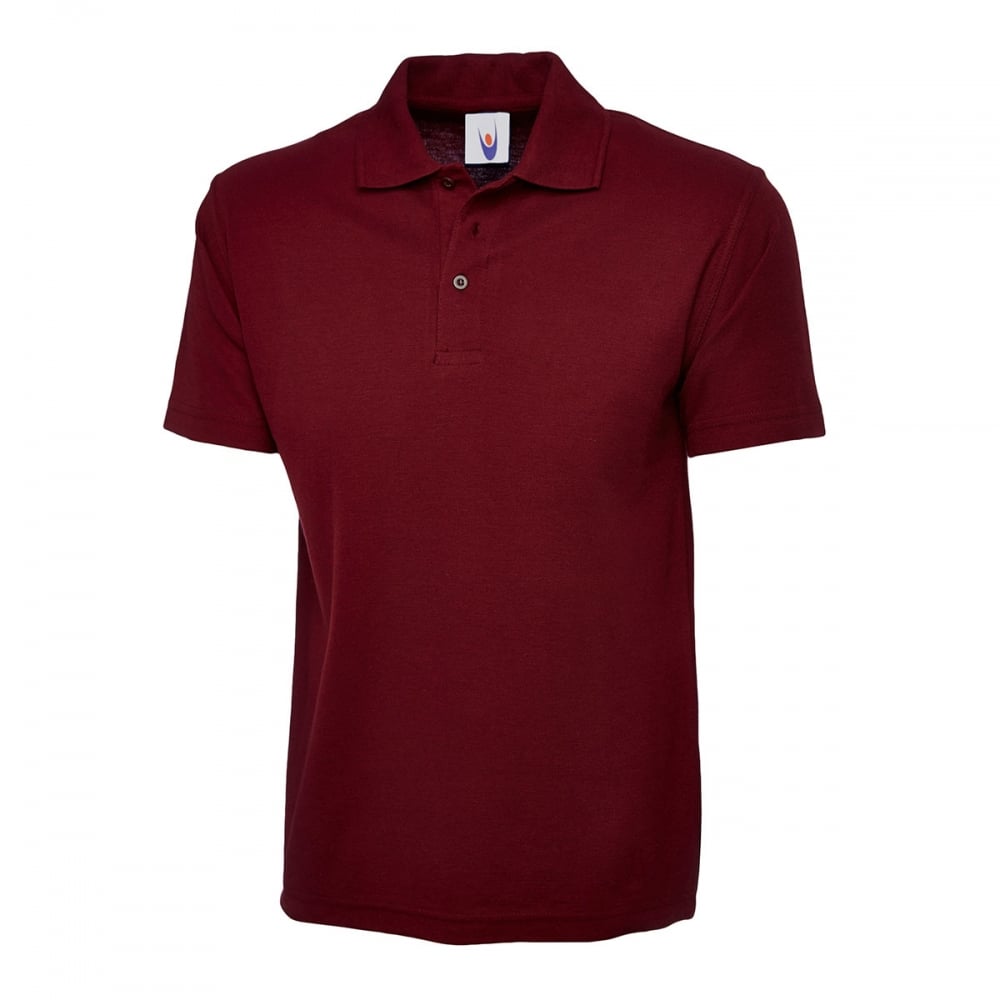 UC124 Olympic Poloshirt Maroon XL *One Size Only - Outlet Store*