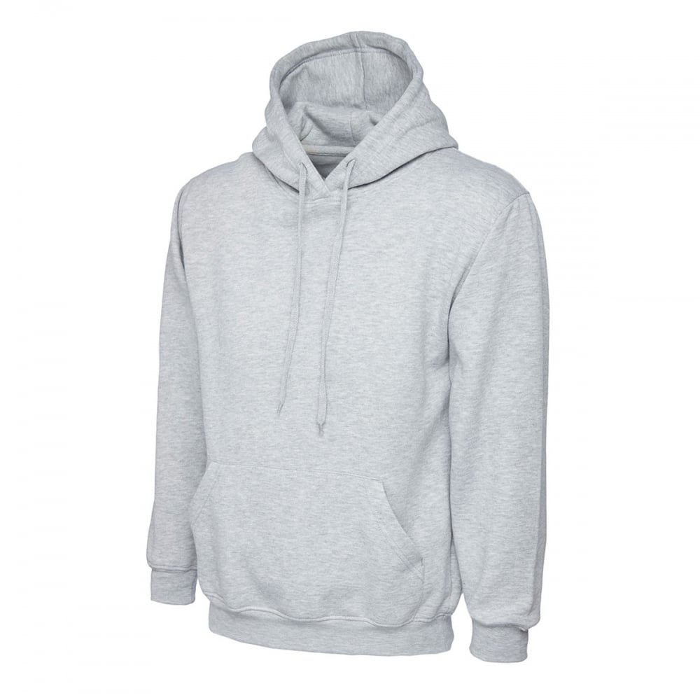 UC501 Heavyweight Hooded Sweatshirt Heather Grey M *One Size Only - Outlet Store*
