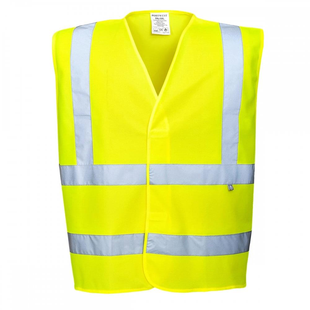 Bizflame Antistatic Vest Yellow L-XL *One Size Only - Outlet Store*