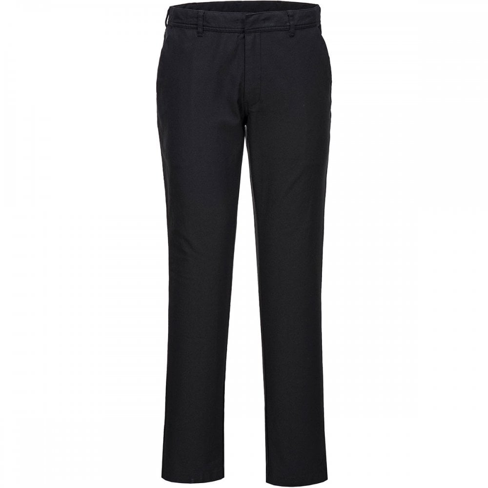 Stretch Slim Fit Chinos Black 31" 48" *One Size Only - Outlet Store*