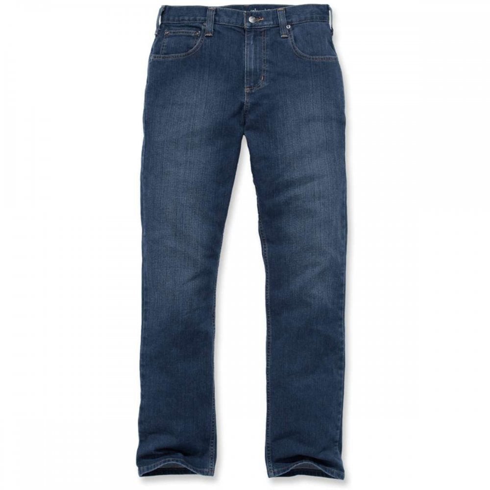102804 Rugged Flex Relaxed Straight Jean Light Blue Chambray 30" 30" *One Size Only - Outlet Store*