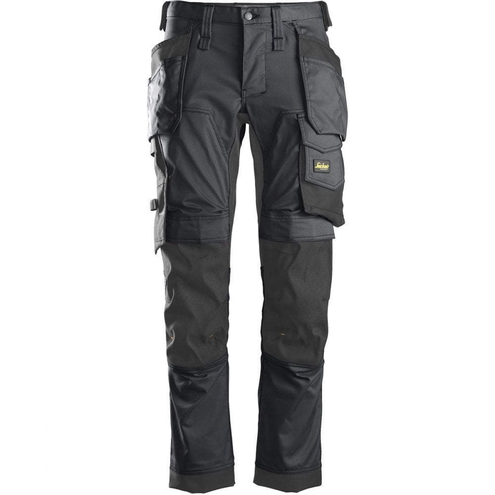 6241 AllroundWork Slim Fit Trousers Holster Pockets Steel Grey