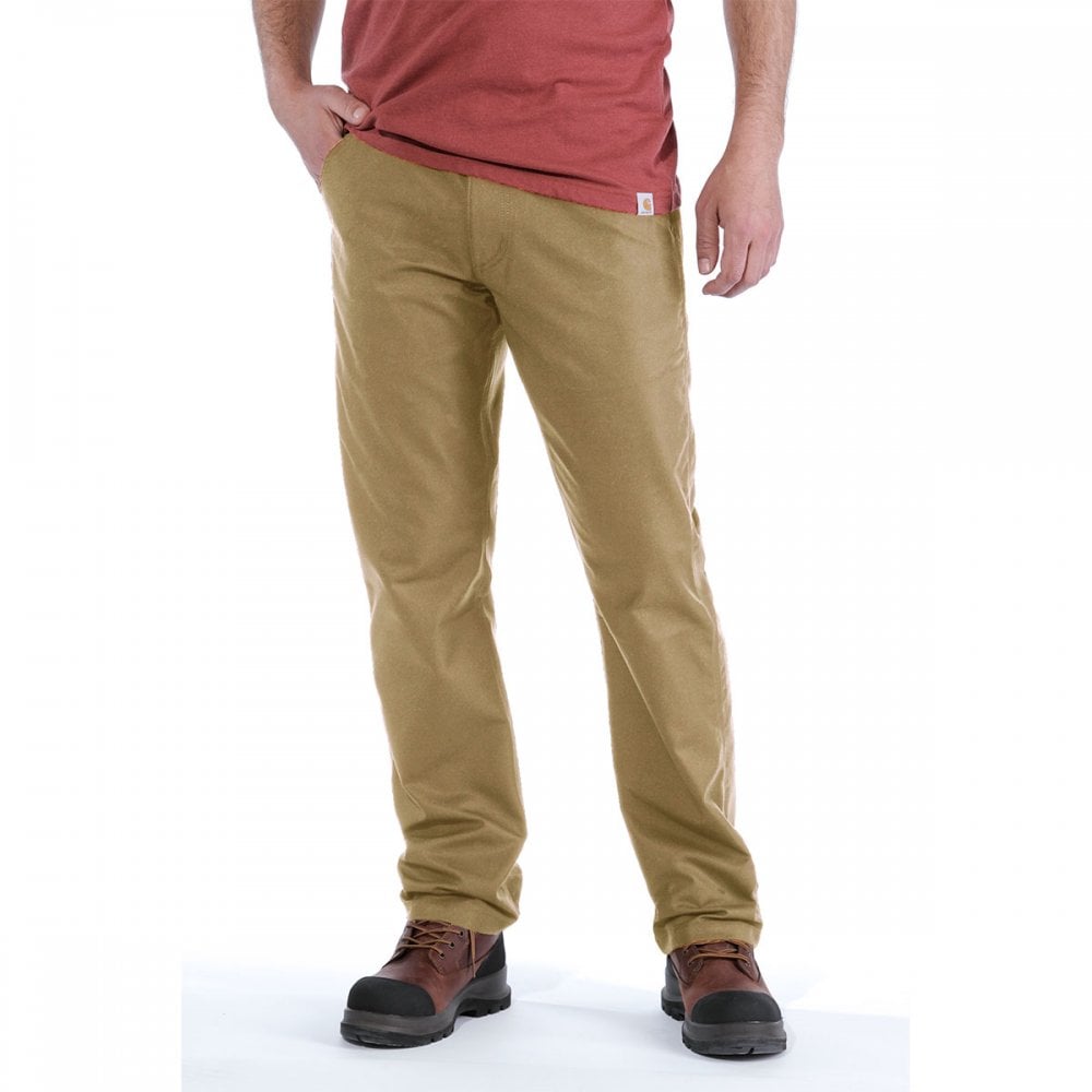 103109 Rugged Stretch Canvas Trouser Dark Khaki 30" 40" *One Size Only - Outlet Store*