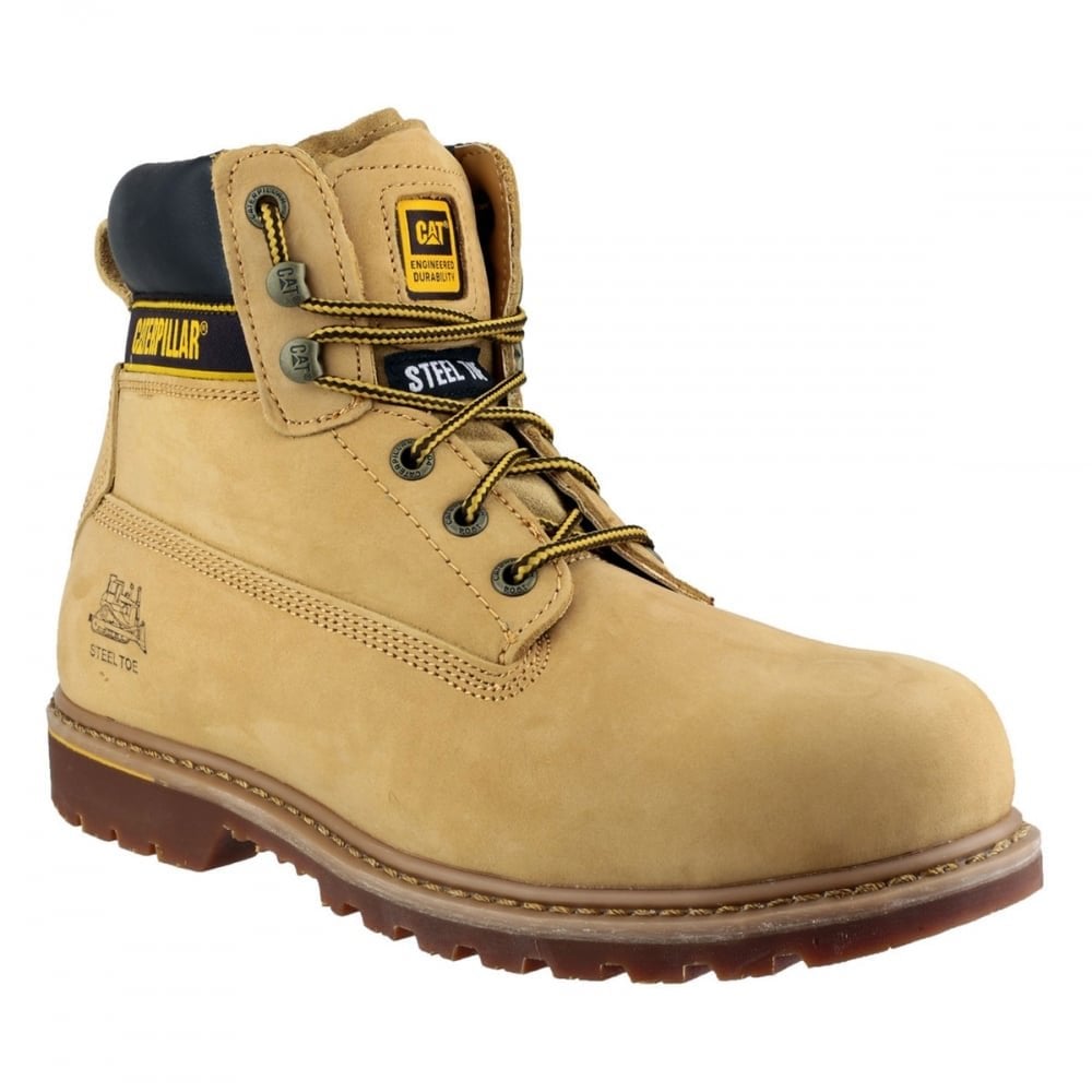 Holton SB Water Resistant - Slip Resistant Lace Up Safety Boot - Wide Fitting