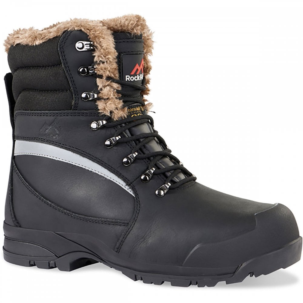 RF001 Alaska Freezer Safety Boot UK11 - EU46 - US12 Black *One Size Only - Outlet Store*