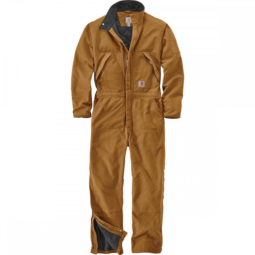 104396 Washed Duck Quilted Insulated Coverall - VERY LOOSE FIT
