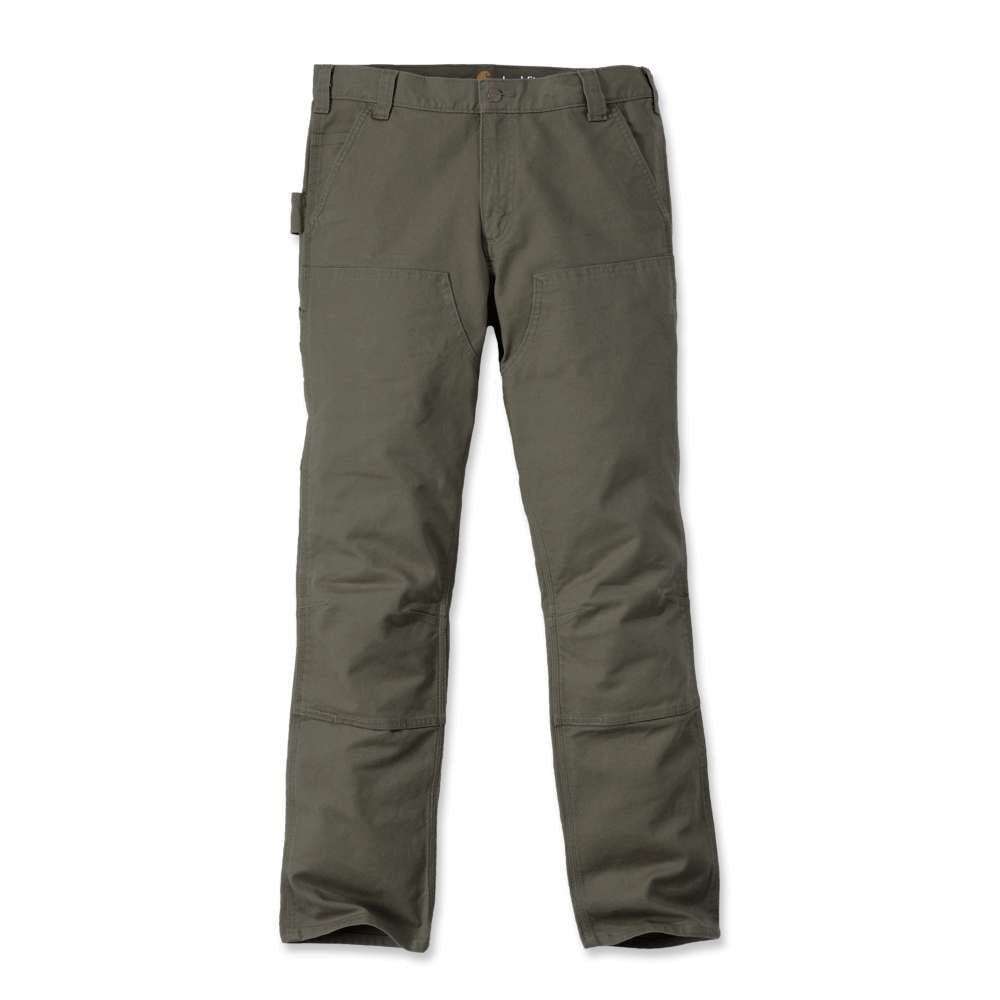 103340 Slim Fit Stretch Duck Double Front Trouser Tarmac 30" 30" *One Size Only - Outlet Store*