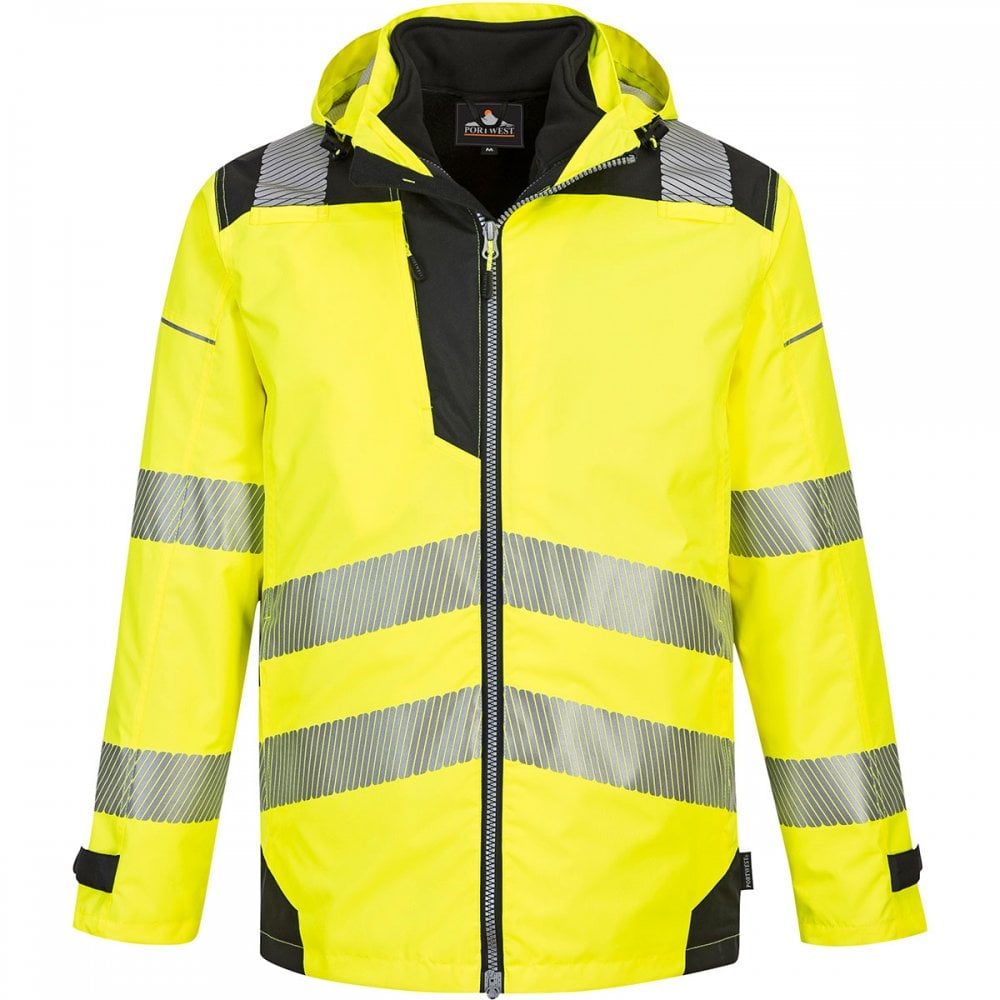 PW365 PW3 Hi-Vis 3-in-1 Jacket Yellow/Black 2XL *One Size Only - Outlet Store*