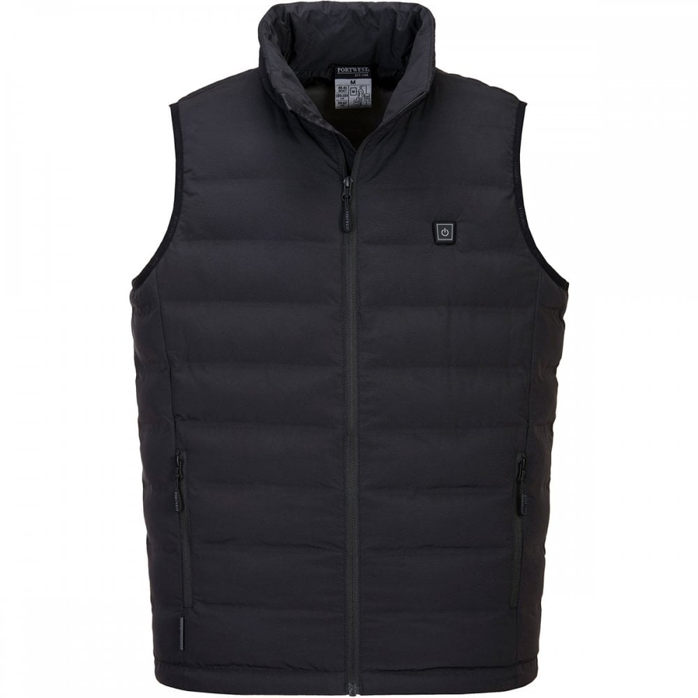 S549 Ultrasonic Heated Tunnel Gilet Black M *One Size Only - Outlet Store*