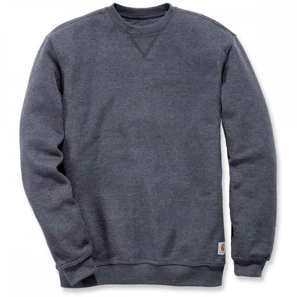 K124 Loose Fit Midweight Crewneck Sweatshirt Carbon Heather XS *One Size Only - Outlet Store*