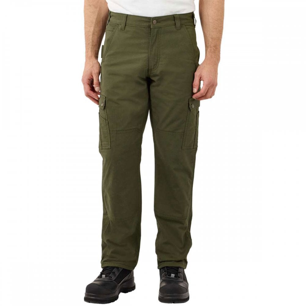105491 Cargo Fleece Lined Work/Walking Trouser - Ripstop material Basil 36" 34" *One Size Only - Outlet Store*