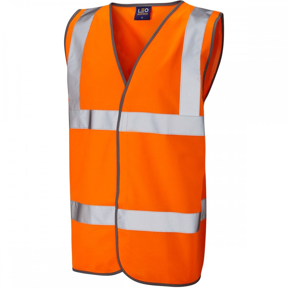 W01 Tarka ISO 20471 Class 2 Waistcoat Hi-Vis Orange 2XL *One Size Only - Outlet Store*