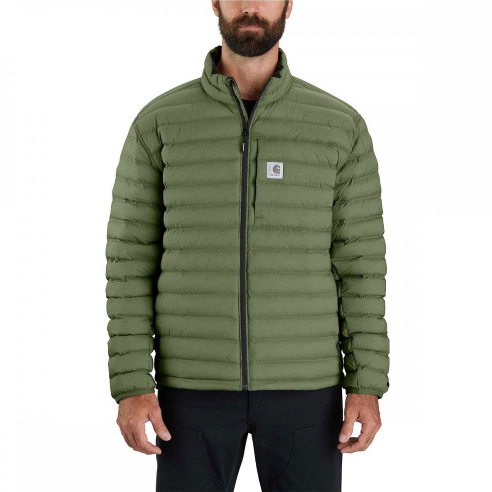106013 Stretch Insulated Jacket Chive L *One Size Only - Outlet Store*