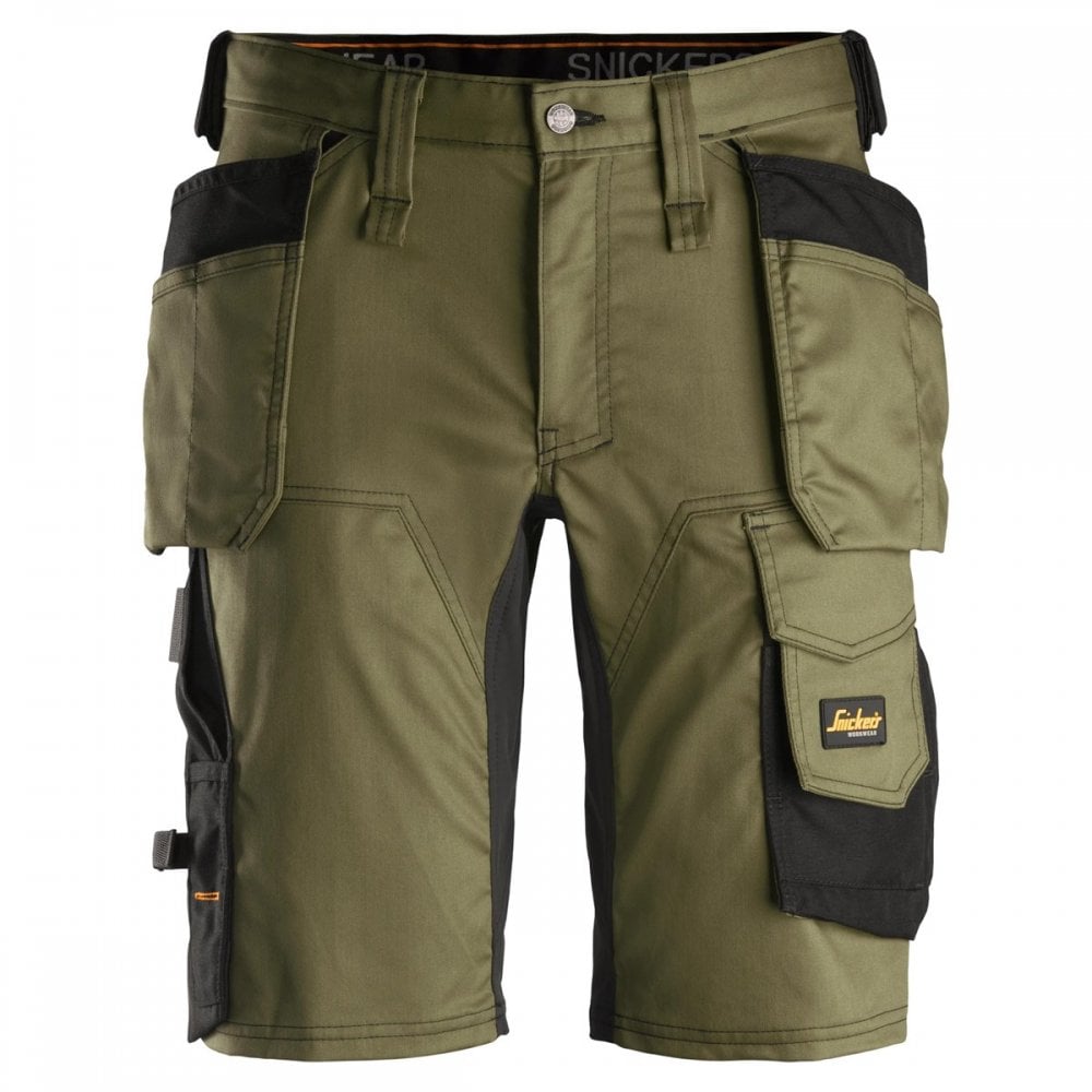 6141 AW Holster Pocket Shorts with 4 WAY STRETCH Khaki Green 35" *One Size Only - Outlet Store*