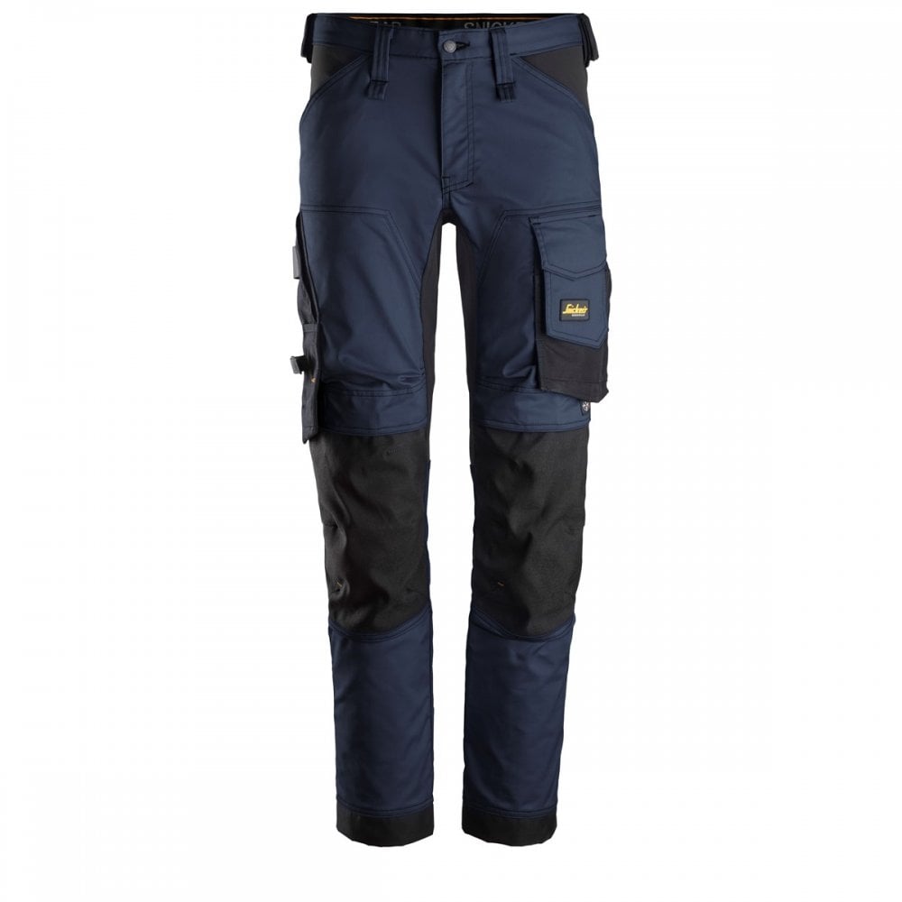 6341 AllroundWork Stretch Trousers Navy/Black 30" 31" *One Size Only - Outlet Store*