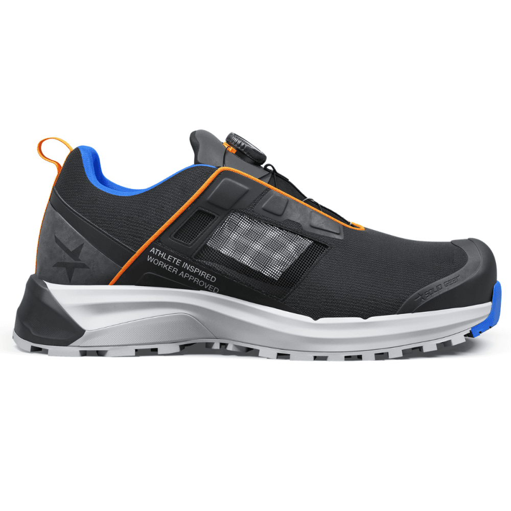 Solid Gear SG80127 Haze 2 Air Low Safety Shoe UK12 - EU47 - US13 Black/Orange *One Size Only - Outlet Store*