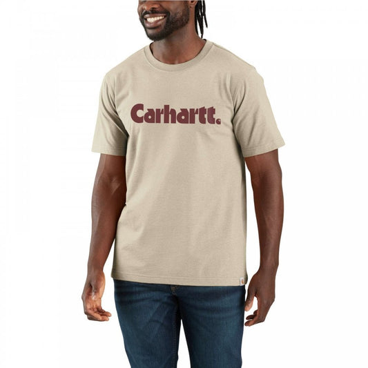 107046 Relaxed Fit Lightweight Short-Sleeve Logo Graphic T-Shirt