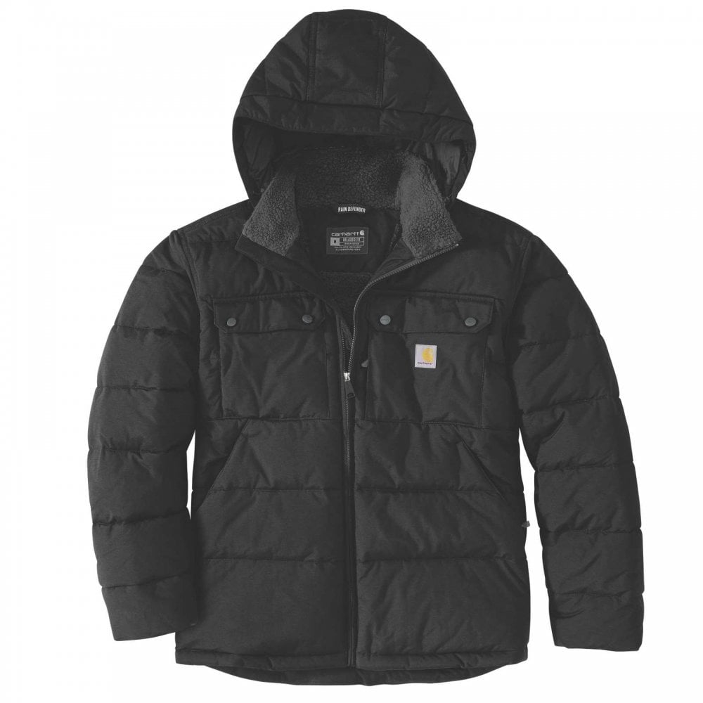 107082 Livingston Loose Fit Insulated Jacket Black M *One Size Only - Outlet Store*