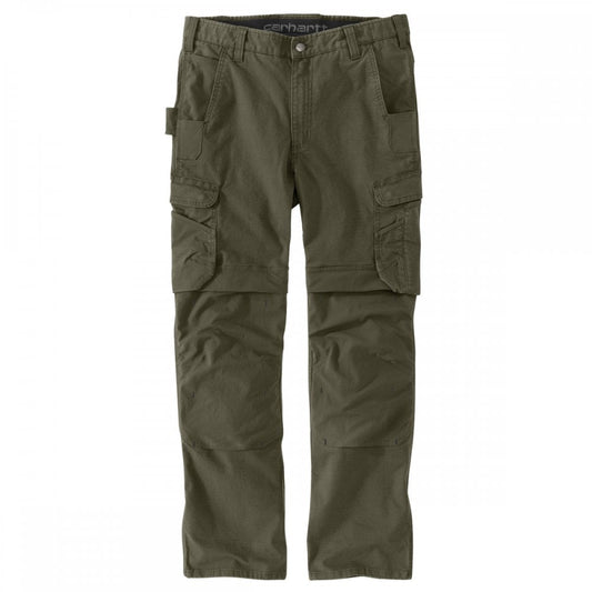 105072 Steel Rugged Flex Relaxed Fit Ripstop Double Front Cargo Work Pant