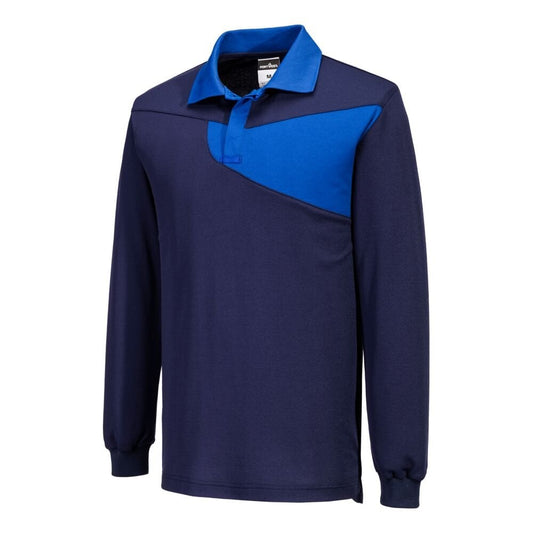 PW218 PW2 Cotton Comfort Polo Shirt L/S