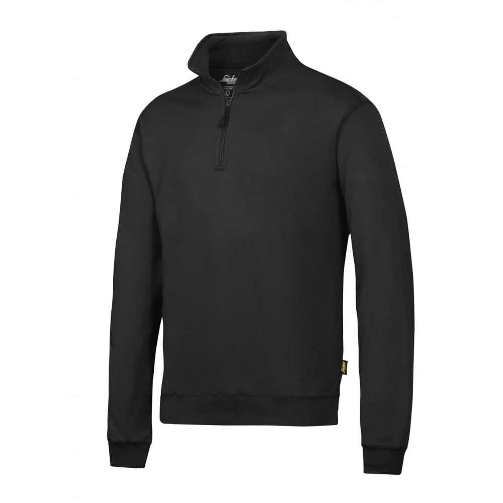 2818 1/2Zip Sweatshirt Black 2XL *One Size Only - Outlet Store*