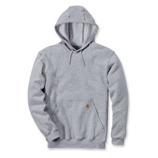 Carhartt K121 Iconic Midweight Overhead Hooded Sweatshirt Heather Grey S *One Size Only - Outlet Store*