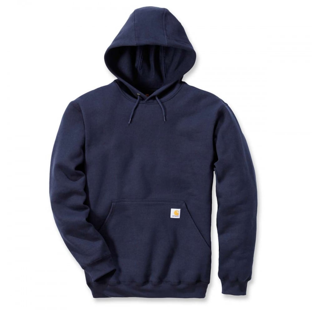 Carhartt K121 Iconic Midweight Overhead Hooded Sweatshirt New Navy XS *One Size Only - Outlet Store*
