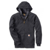 K122 Iconic Loose Fit Full Zip Carhartt Hoodie Carbon Heather XS *One Size Only - Outlet Store*