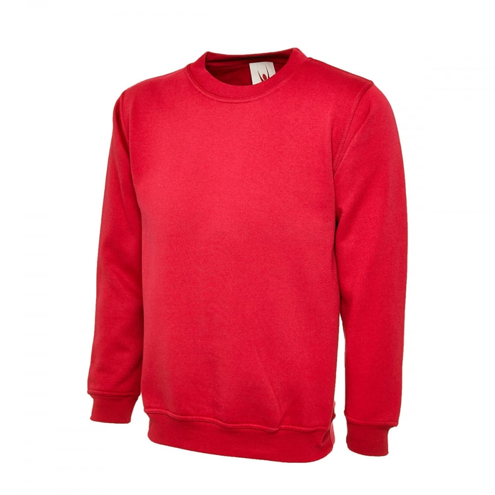 UC201 Heavyweight Sweatshirt Red L *One Size Only - Outlet Store*