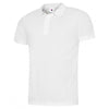 UC125 Mens Ultra Cool Poloshirt White L *One Size Only - Outlet Store*
