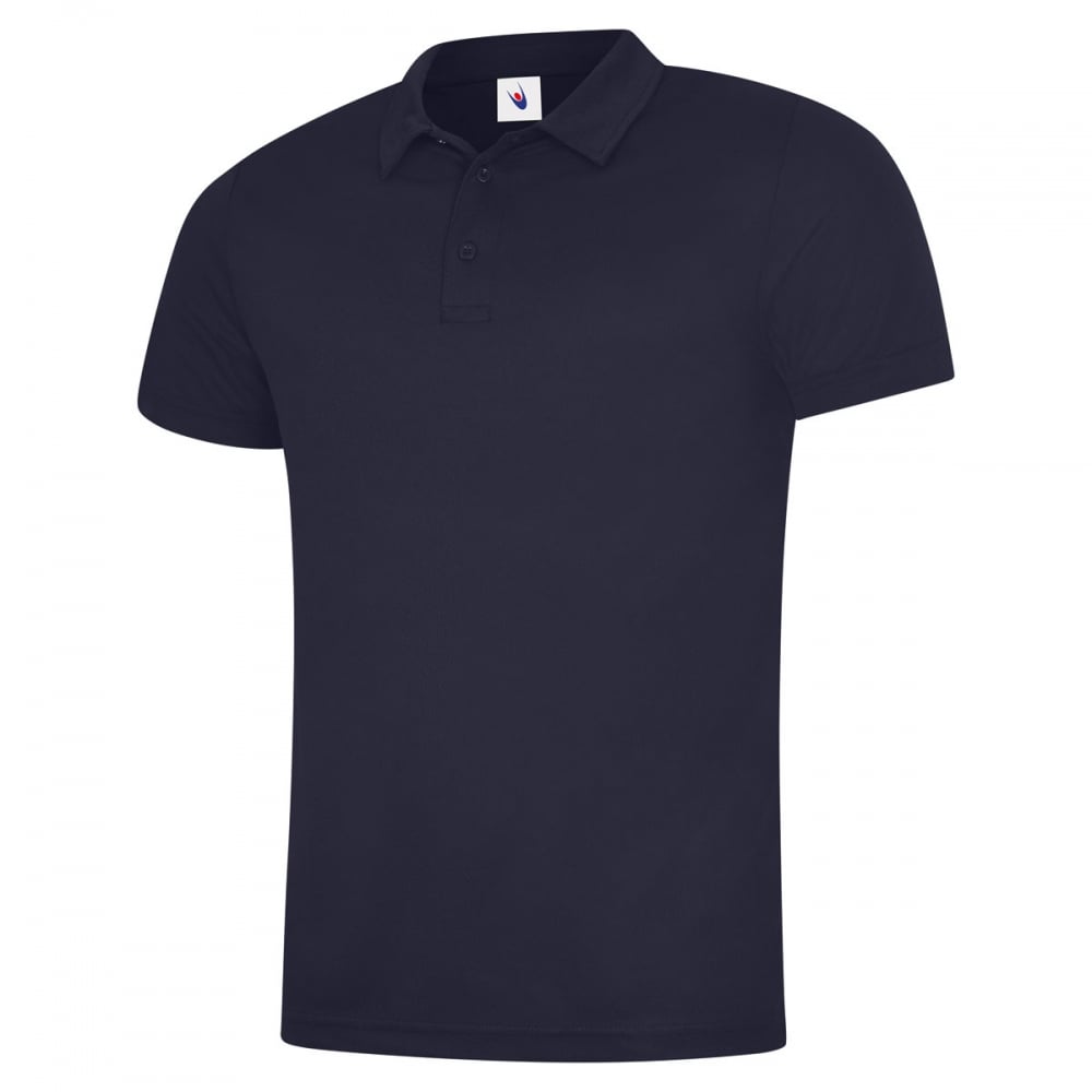 UC125 Mens Ultra Cool Poloshirt Navy L *One Size Only - Outlet Store*