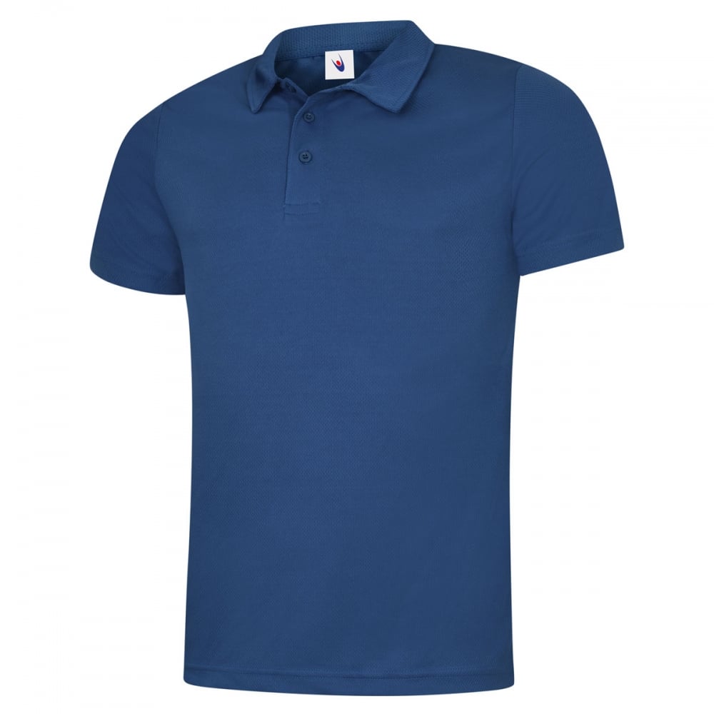 UC125 Mens Ultra Cool Poloshirt Royal L *One Size Only - Outlet Store*