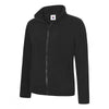 UC608 Ladies Classic Full Zip Fleece Jacket Black L *One Size Only - Outlet Store*