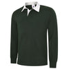 UC402 Classic Rugby Shirt Green XS *One Size Only - Outlet Store*