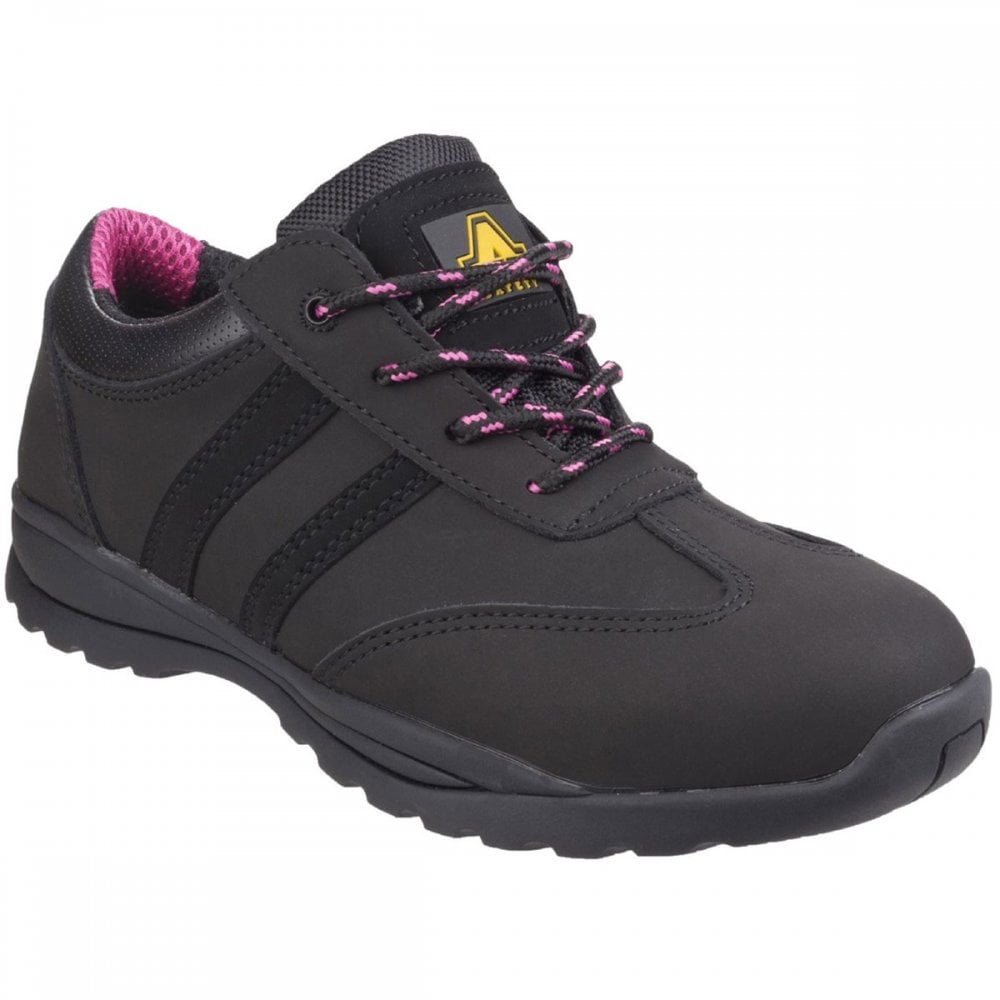 FS706 Sophie Lace Up S1 Safety Trainer UK8 - EU42 - US9 Black *One Size Only - Outlet Store*