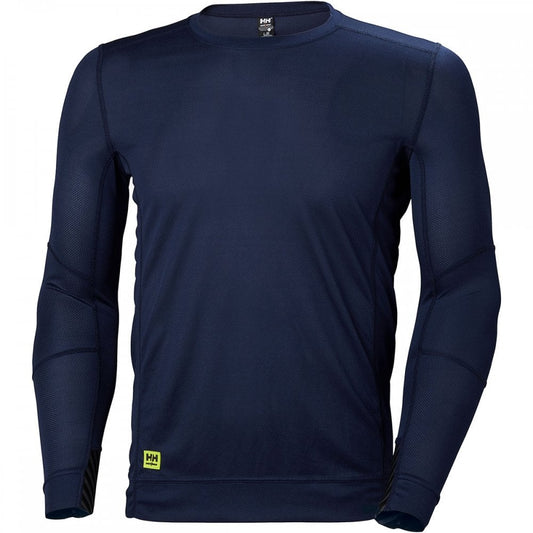 75105 Lifa Crewneck Baselayer Navy M *One Size Only - Outlet Store*