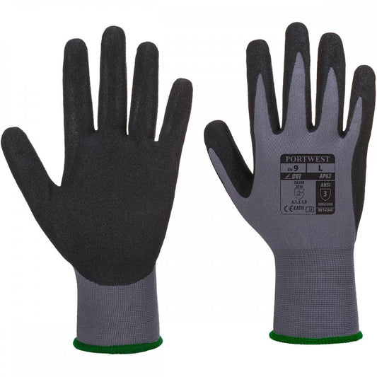 Dermiflex Aqua Glove Grey/Black S *One Size Only - Outlet Store*