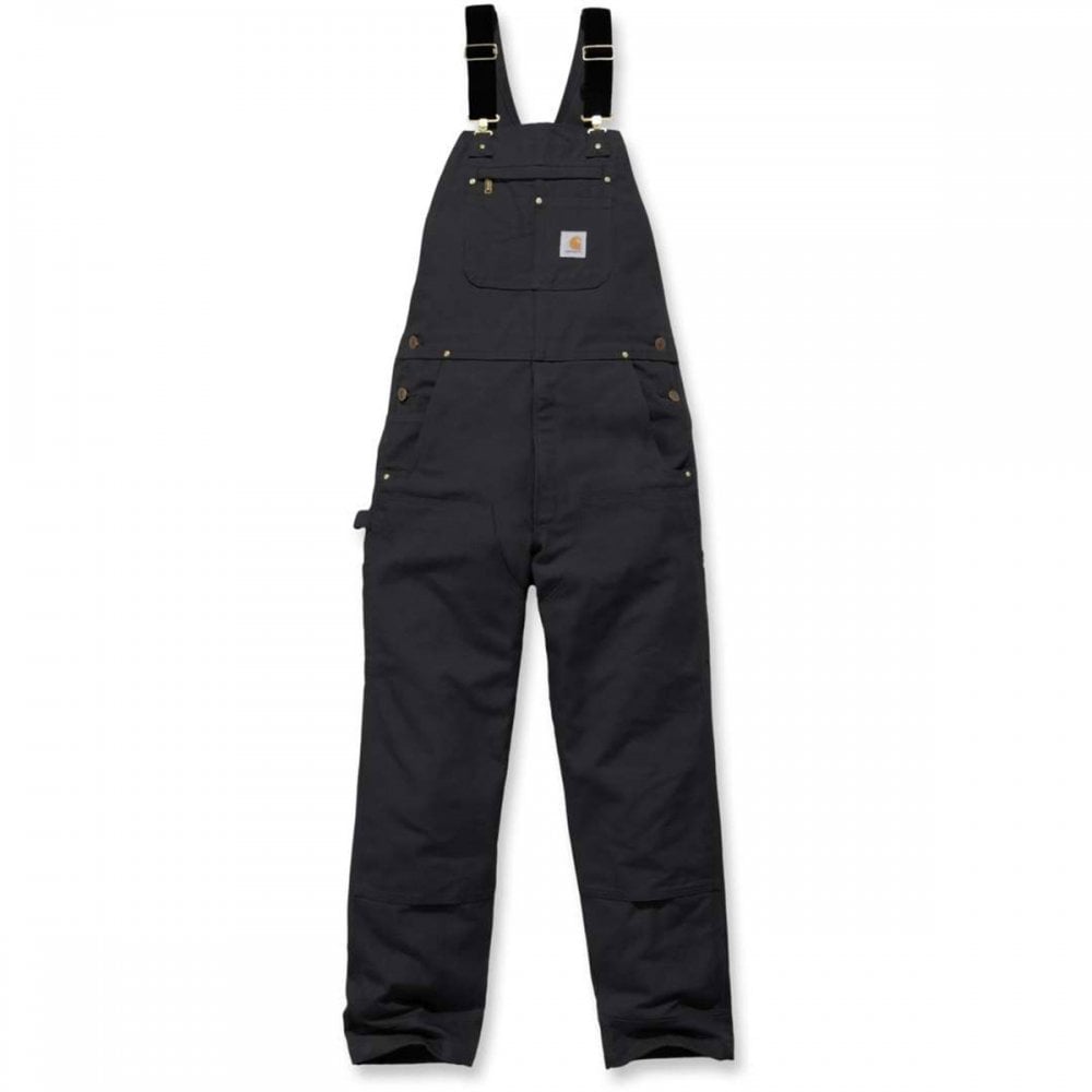 102776 Heavyweight Duck Bib Overall - Relaxed Fit Black 32" 50" *One Size Only - Outlet Store*