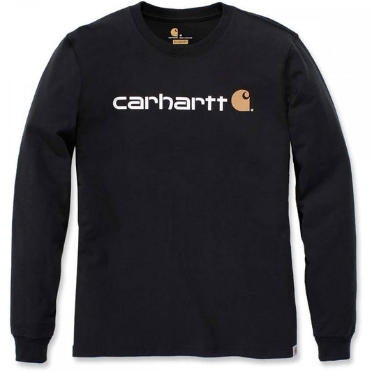 104107 Core Logo T-Shirt Long Sleeve Carbon Heather 2XL *One Size Only - Outlet Store*