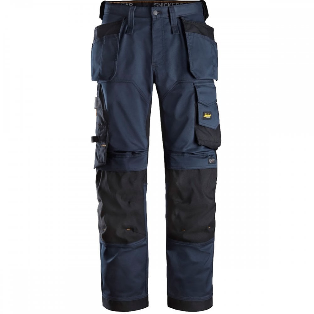6251 AllroundWork Stretch Loose Fit Trousers+ Holster Pockets Navy/Black 32" 35" *One Size Only - Outlet Store*