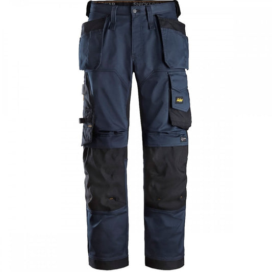 6251 AllroundWork Stretch Loose Fit Trousers+ Holster Pockets Navy/Black 32" 35" *One Size Only - Outlet Store*