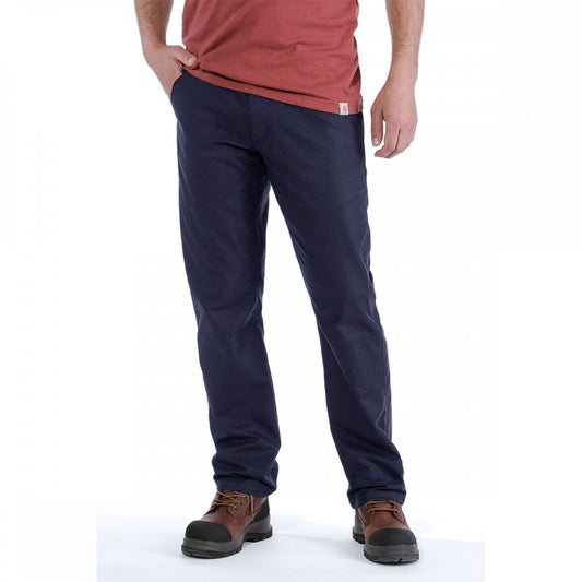 103109 Rugged Stretch Canvas Trouser Navy 30" 42" *One Size Only - Outlet Store*