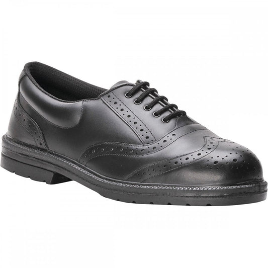Exec Brogue S1P Black 6.5 *One Size Only - Outlet Store*