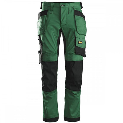 6241 AllroundWork Slim Fit Trousers Holster Pockets Forest Green