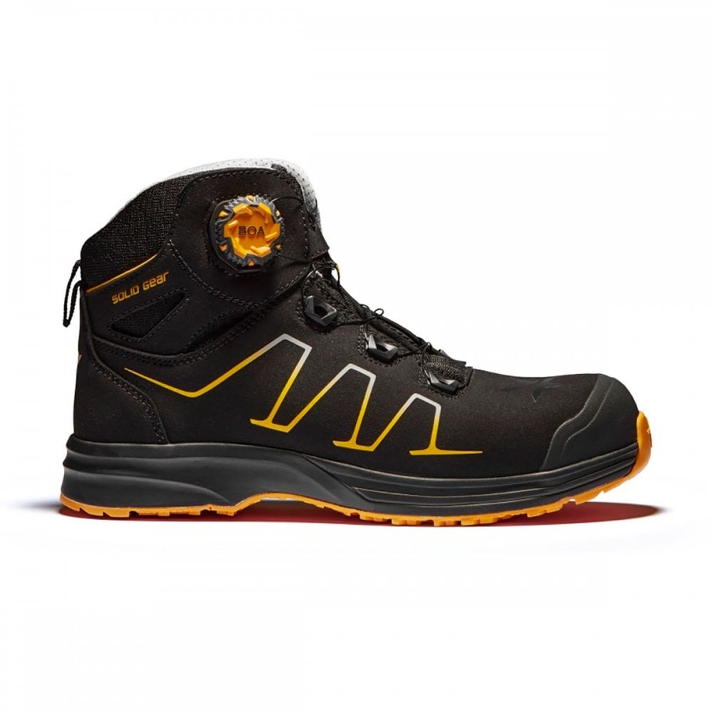 Solid Gear SG61005 Reckon S3 Mid Safety Boots With BOA® Lace Fit System - Breathable