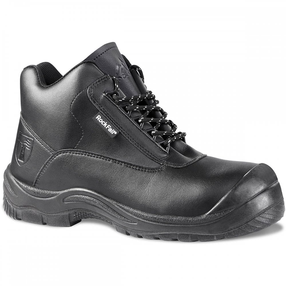 RF250 Rhodium Chemical Resistant Safety Boot UK11 - EU46 - US12 Black *One Size Only - Outlet Store*