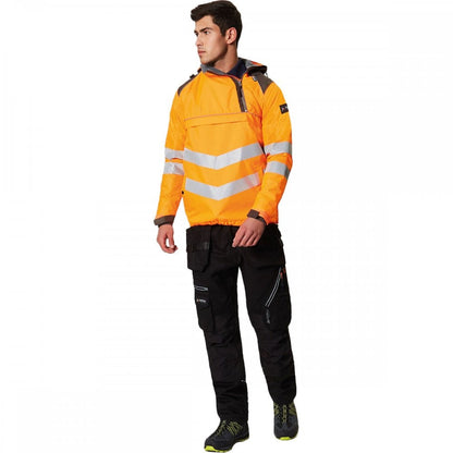 TRA316 Mens Hi-Vis Waterproof Reflective Overhead Bomber Jacket