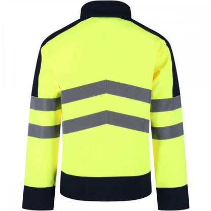 TRA625 Mens Hi Vis Pro Waterproof Reflective Softshell Work Jacket